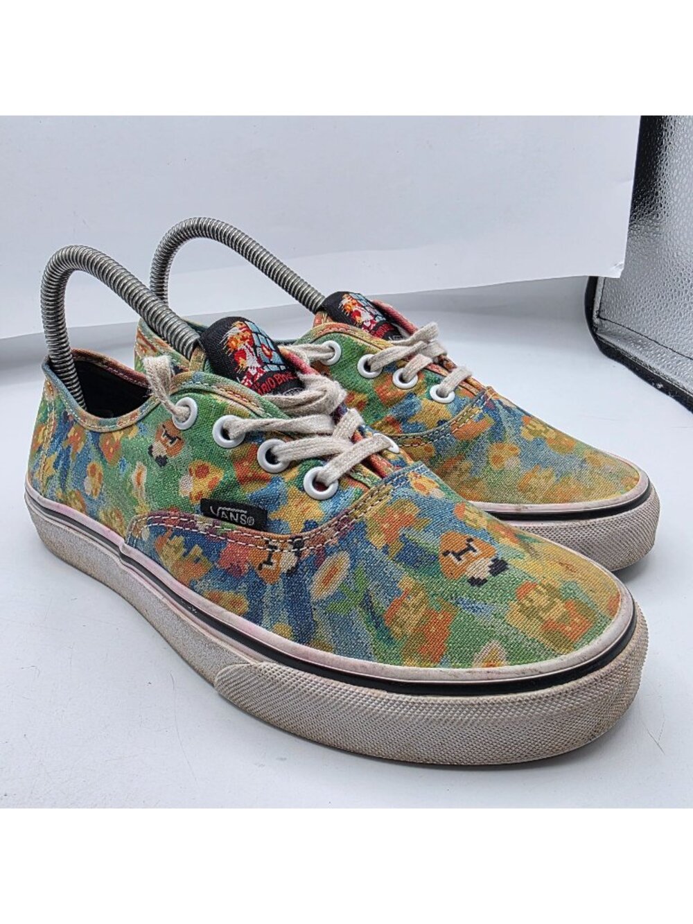 Vans X Nintendo Super Mario Brothers Womens 7.5 Game Over Shoes Casual Walking